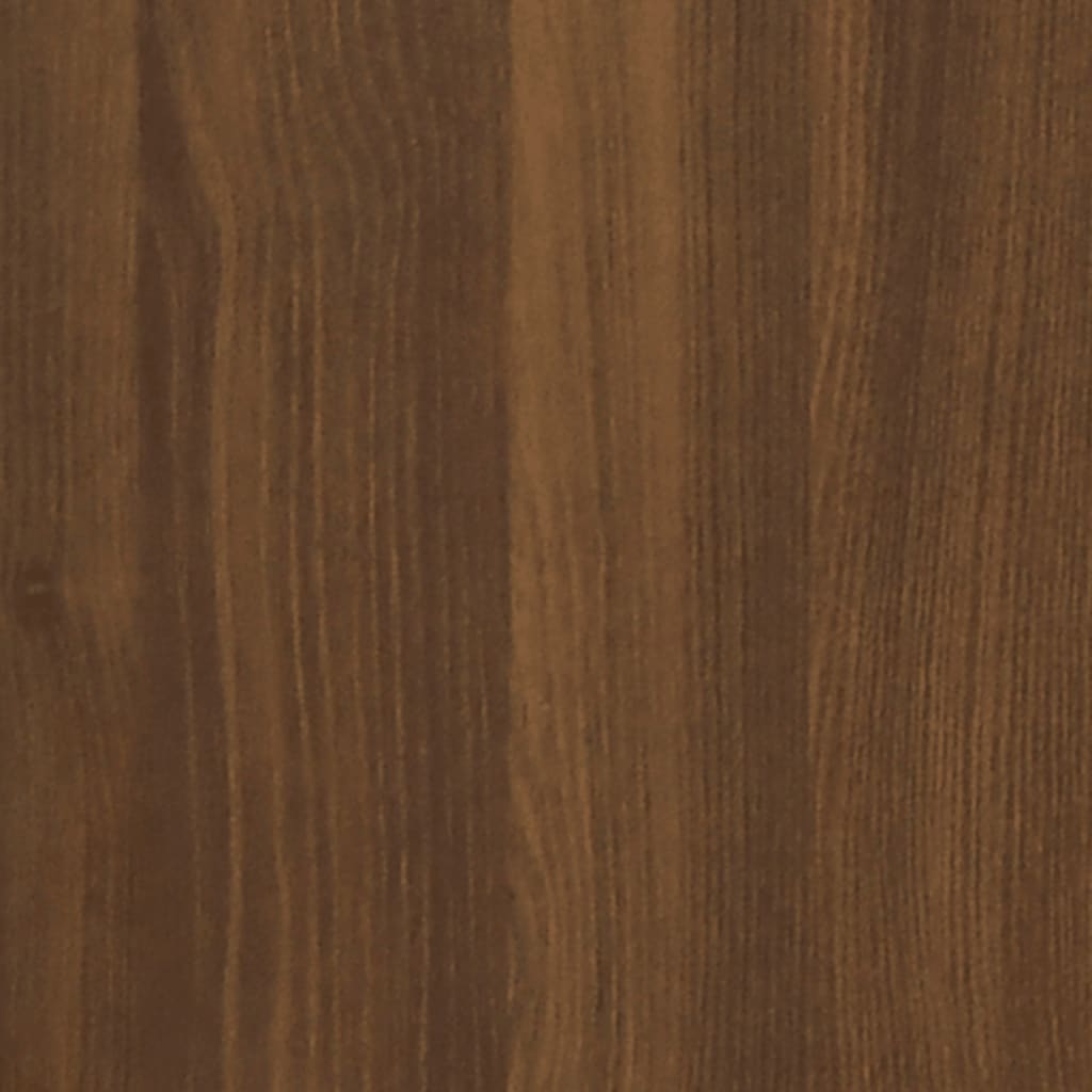 vidaXL Sieninės spintelės, 2vnt., rudos ąžuolo, 80x35x36,5cm, mediena
