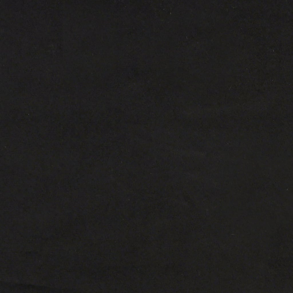 vidaXL Krėslas su pagalvėle, juodos spalvos, aksomas