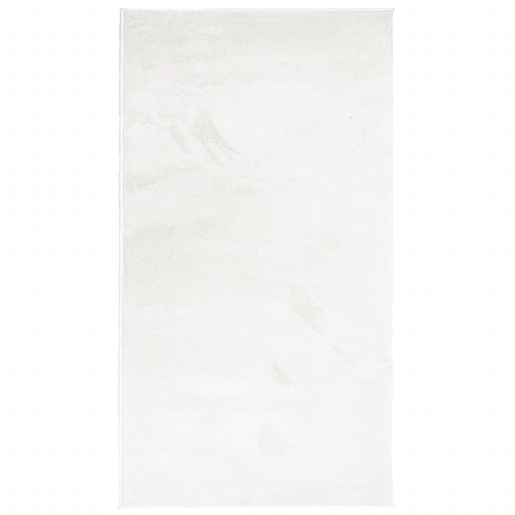 vidaXL Kilimas OVIEDO, kreminės spalvos, 60x110cm, trumpi šereliai