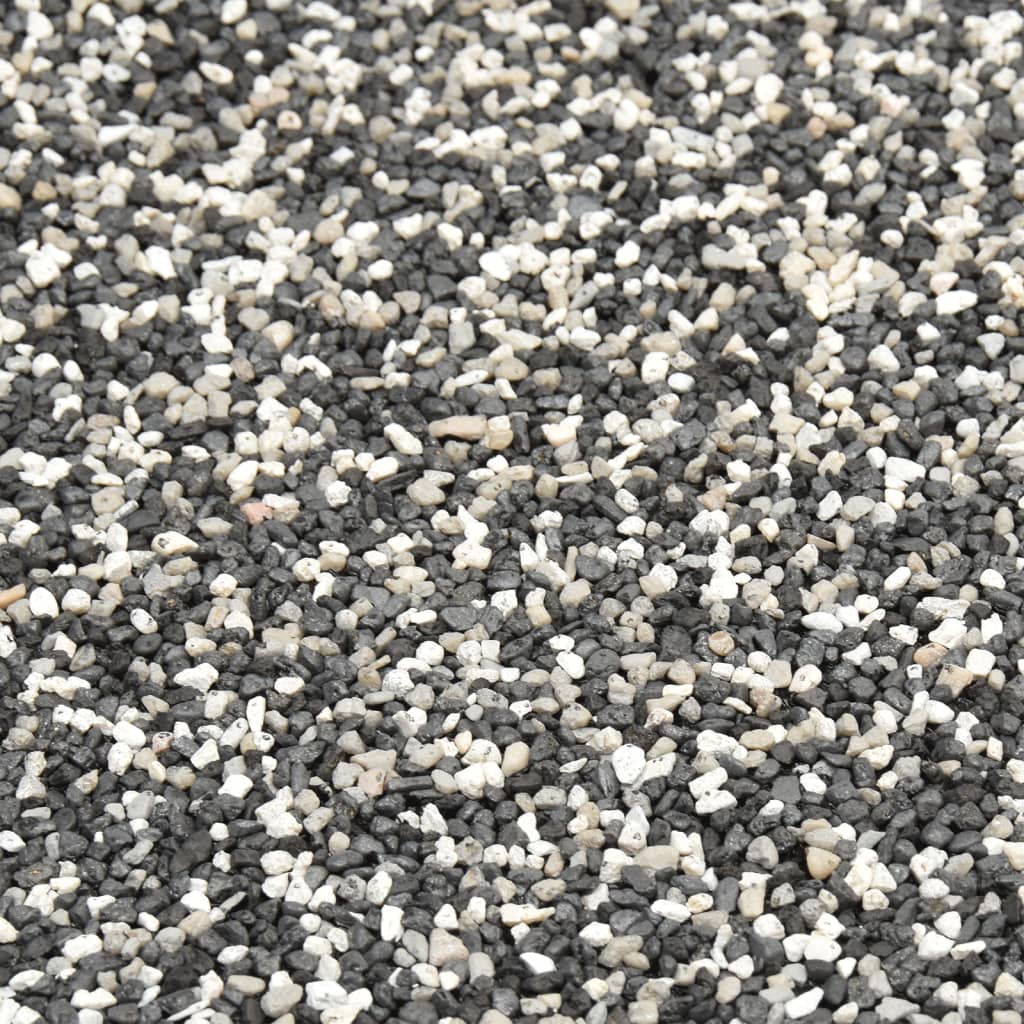 vidaXL Tvenkinio danga su akmenukais, pilkos spalvos, 400x60cm