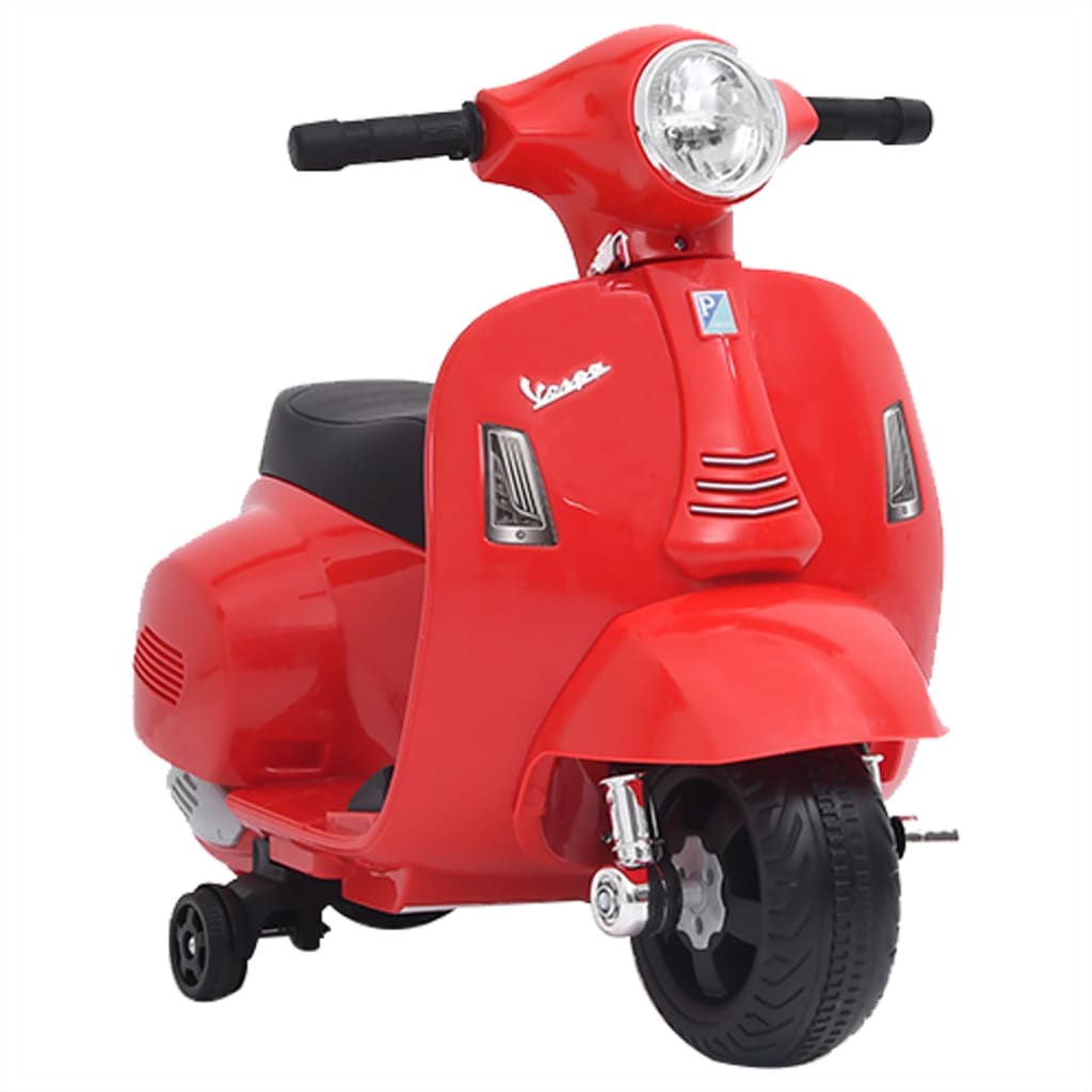 vidaXL Elektrinis žaislinis motoroleris Vespa GTS300, raudonos spalvos