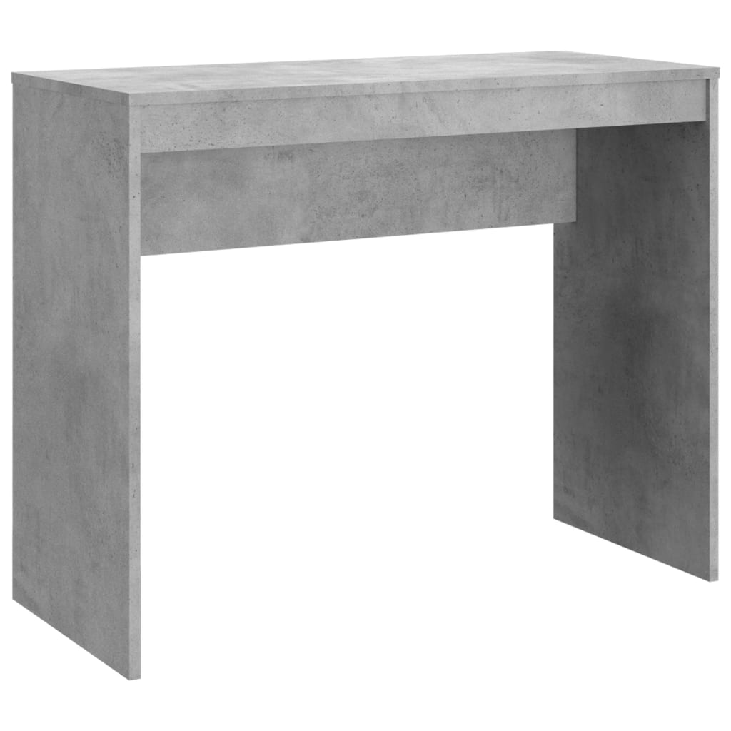 vidaXL Rašomasis stalas, betono pilkas, 90x40x72cm, apdirbta mediena