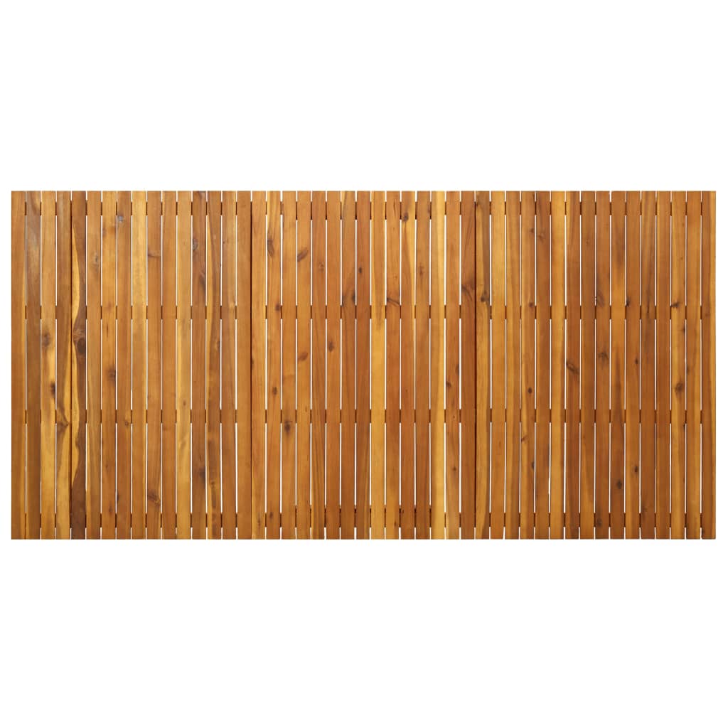 vidaXL Sodo valgomojo komplektas, 7 dalių, akacijos medienos masyvas