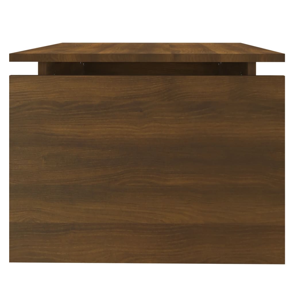 vidaXL Kavos staliukas, rudas ąžuolo, 68x50x38cm, apdirbta mediena