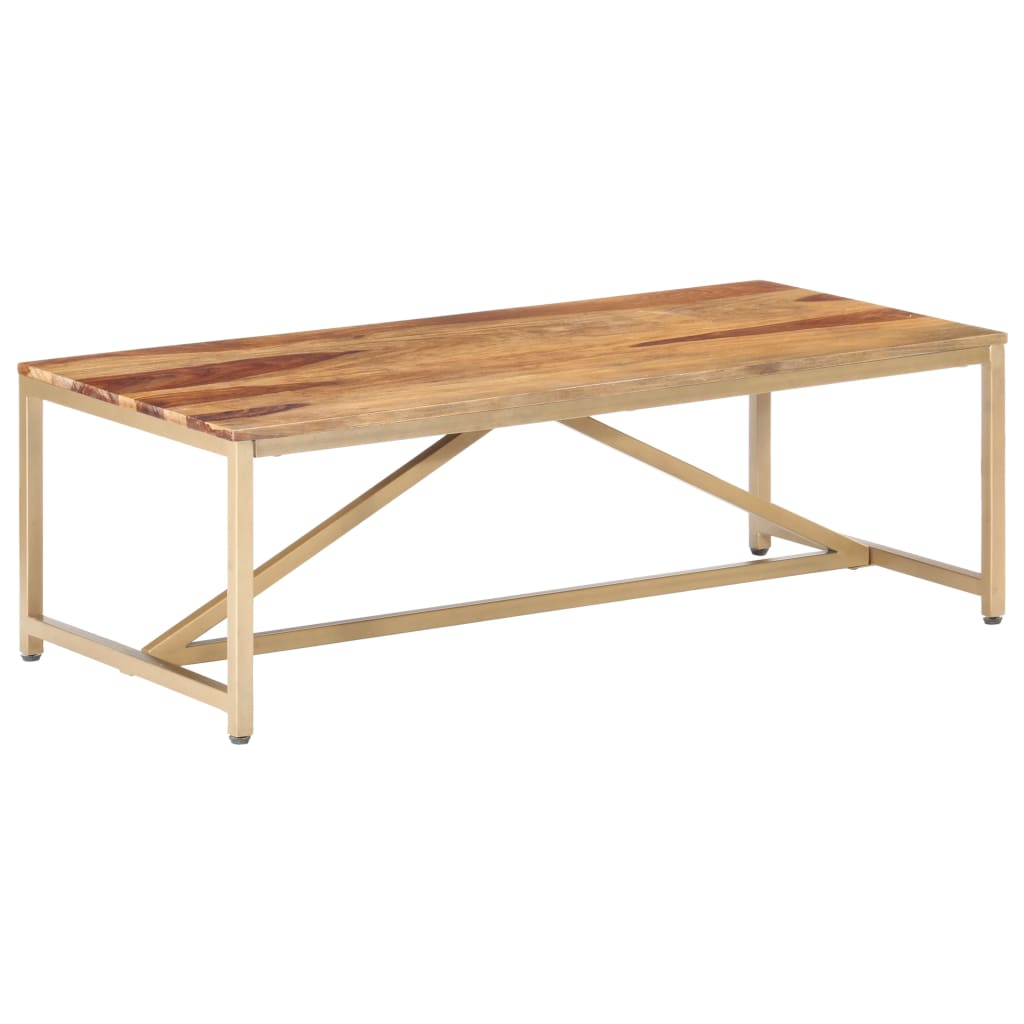 vidaXL Kavos staliukas, 120x60x40cm, dalbergijos medienos masyvas