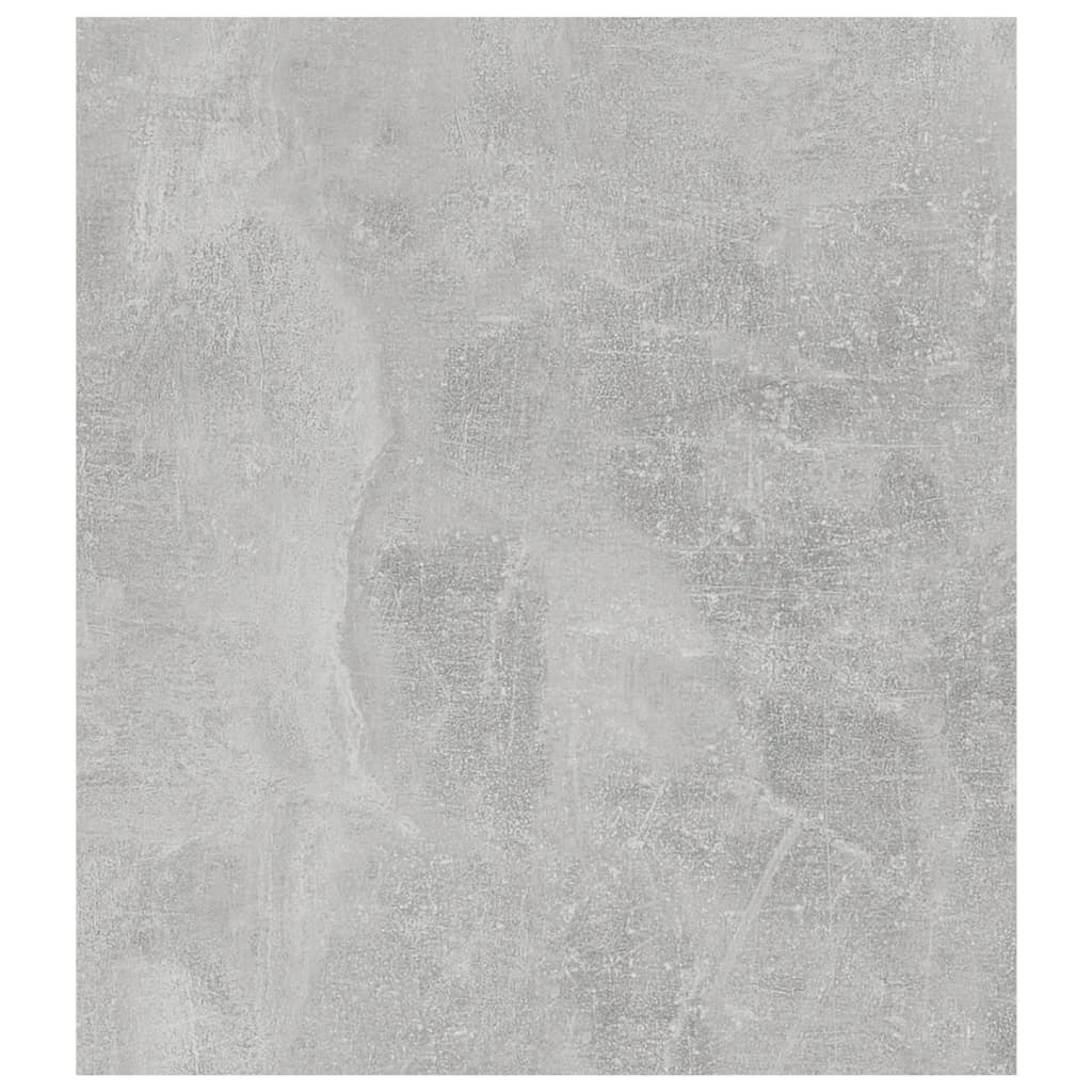 vidaXL Šoninis staliukas, betono pilkos spalvos, 60x40x45cm, MDP