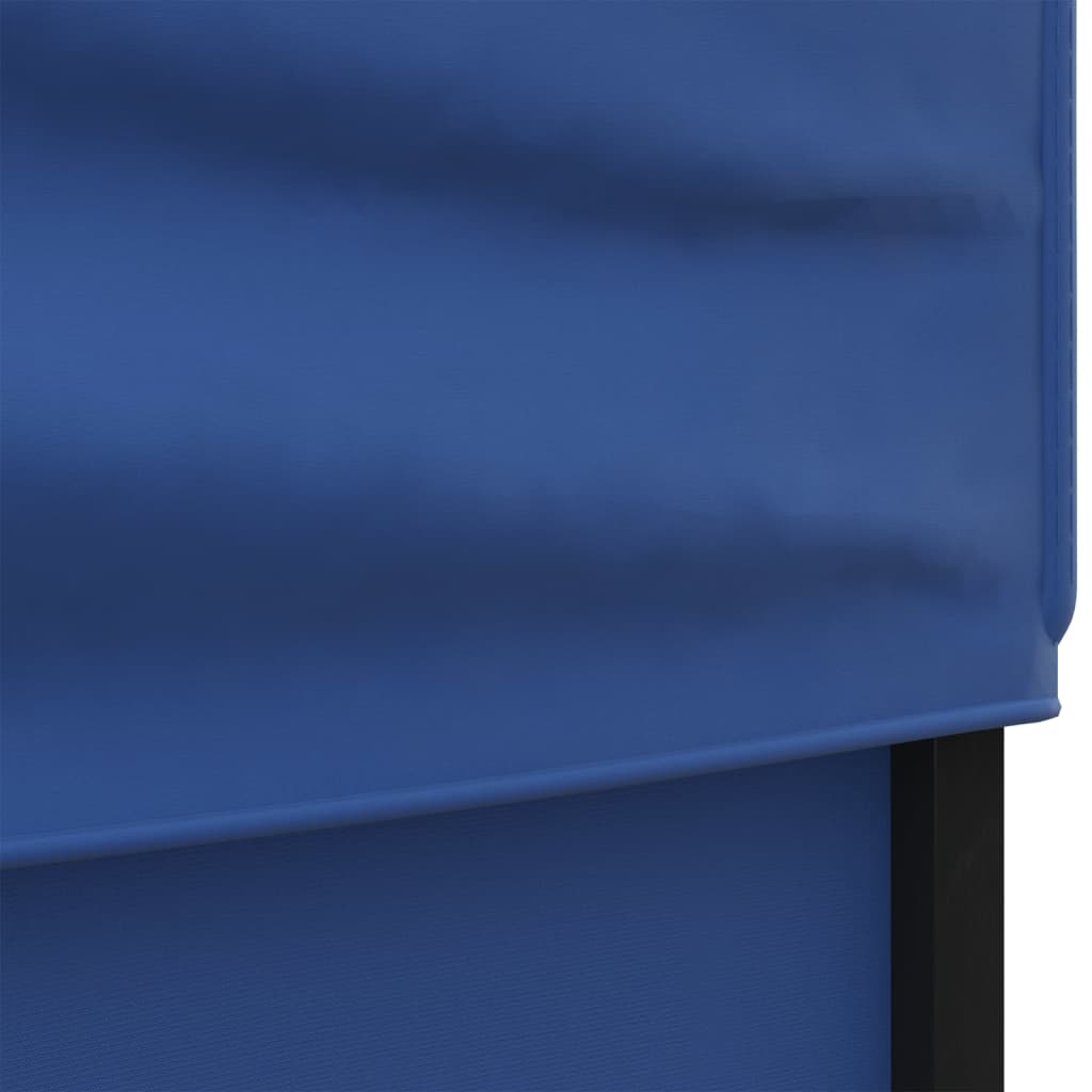 vidaXL Proginė palapinė su šoninėmis sienomis, mėlyna, 3x3m