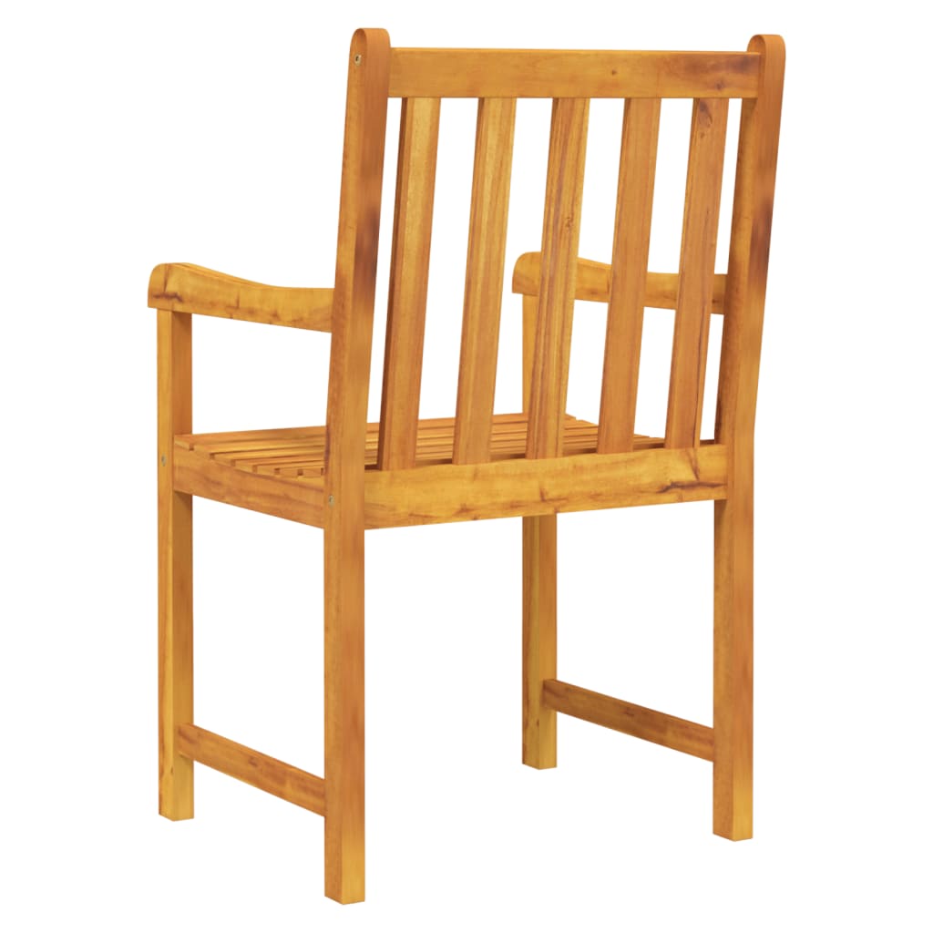 vidaXL Sodo kėdės, 2vnt., akacijos medienos masyvas