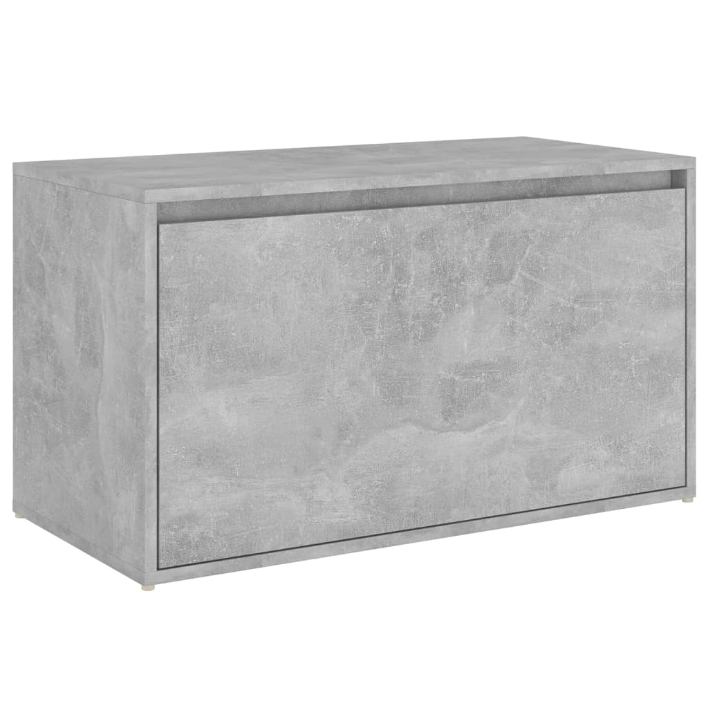 vidaXL Koridoriaus suoliukas, betono pilkos spalvos, 80x40x45cm, MDP