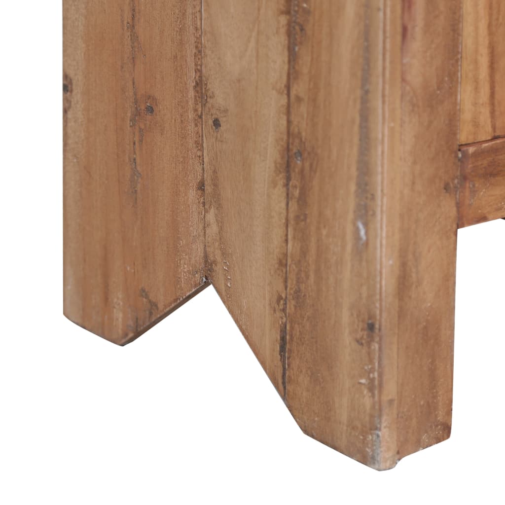 vidaXL Naktinė spintelė, 43x31x80cm, raudonmedžio medienos masyvas