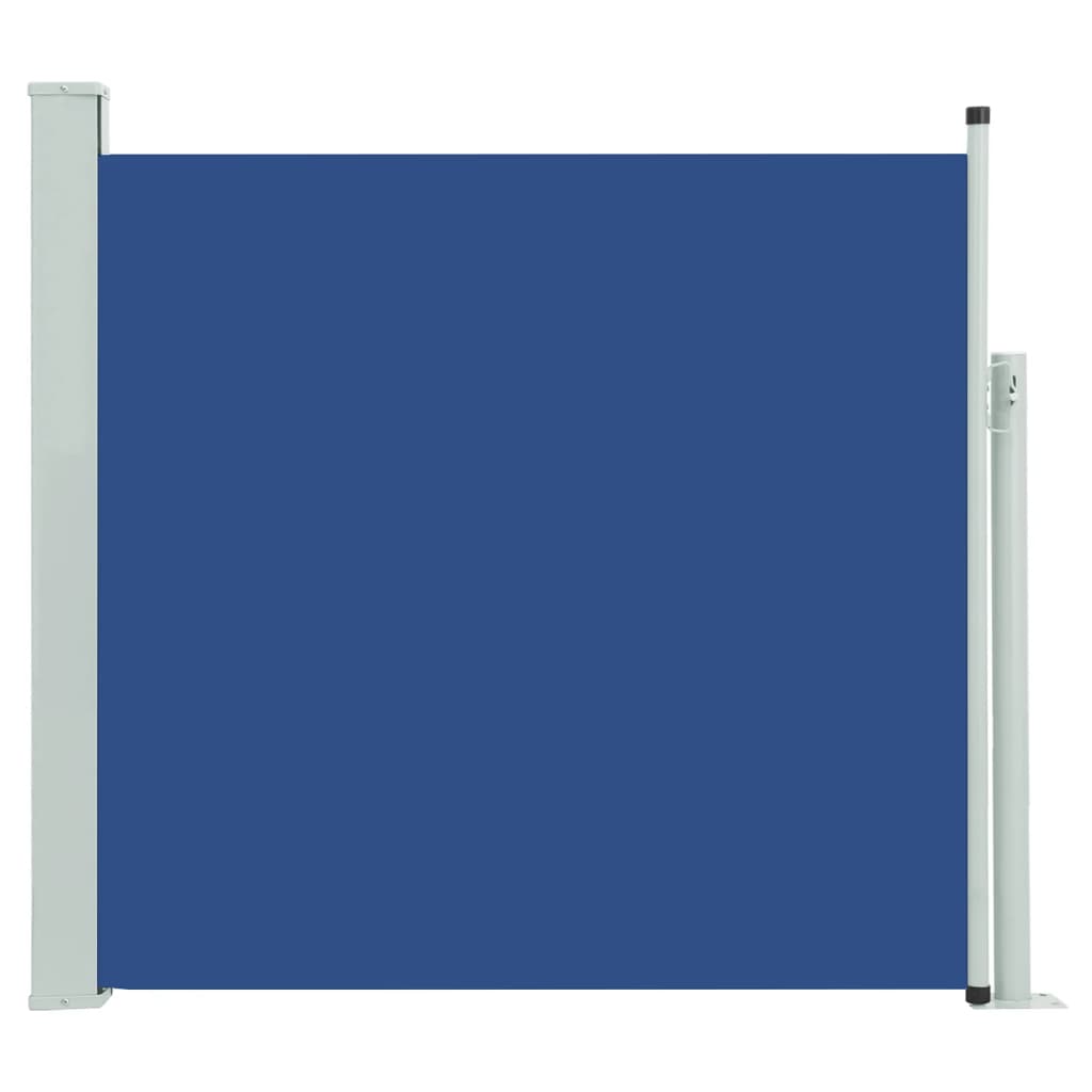 vidaXL Ištraukiama šoninė kiemo pertvara, mėlynos spalvos, 170x300cm