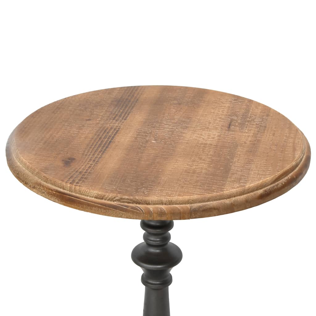 vidaXL Žurnalinis staliukas, eglės medienos masyvas, 40x60cm, rudas