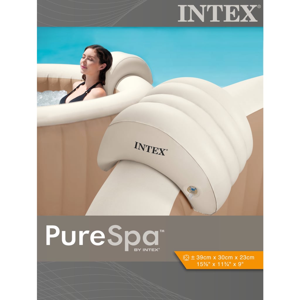 Intex Pripučiama sūkurinės vonios atrama galvai, 39x30x23cm