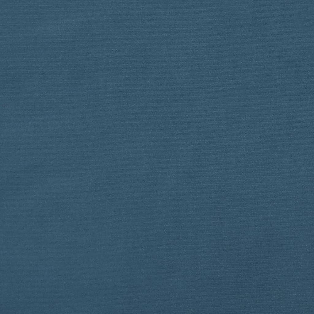 vidaXL Galvūgalis, tamsiai mėlynos spalvos, 80x5x78/88cm, aksomas