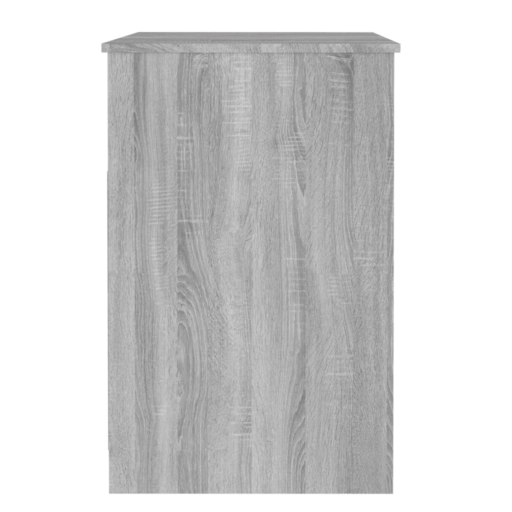 vidaXL Spintelė su stalčiais, pilka ąžuolo, 40x50x76cm, mediena