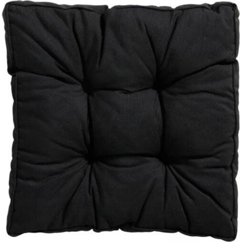 Madison Sėdima pagalvėlė Panama, juodos spalvos, 47x47cm