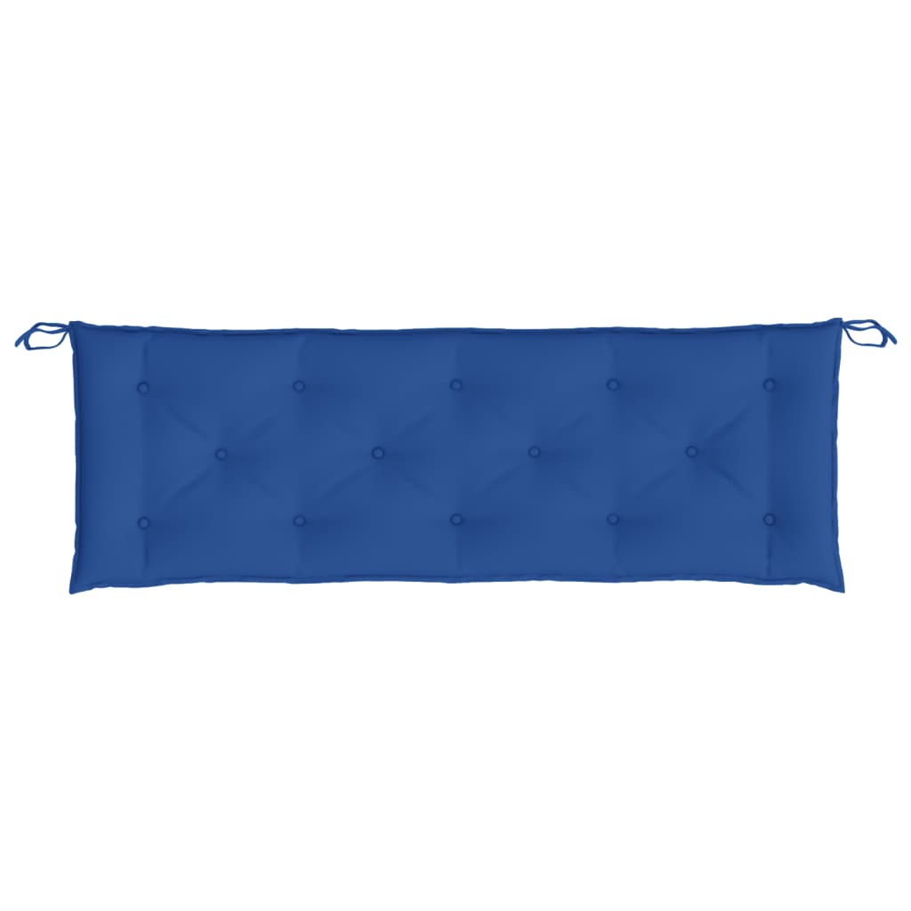 vidaXL Sodo suoliuko pagalvėlė, mėlynos spalvos, 150x50x7cm, audinys