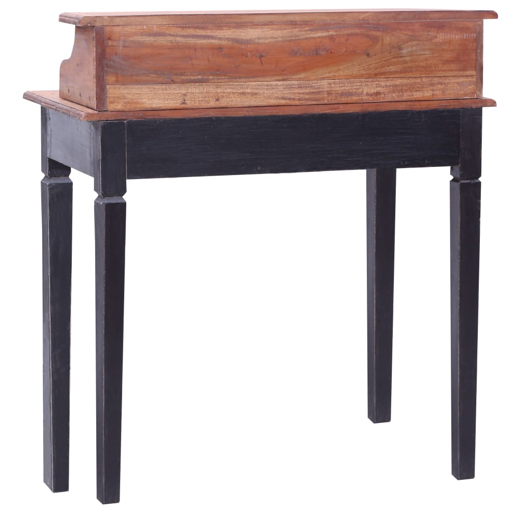 vidaXL Rašomasis stalas su stalčiais, 90x50x101cm, medienos masyvas