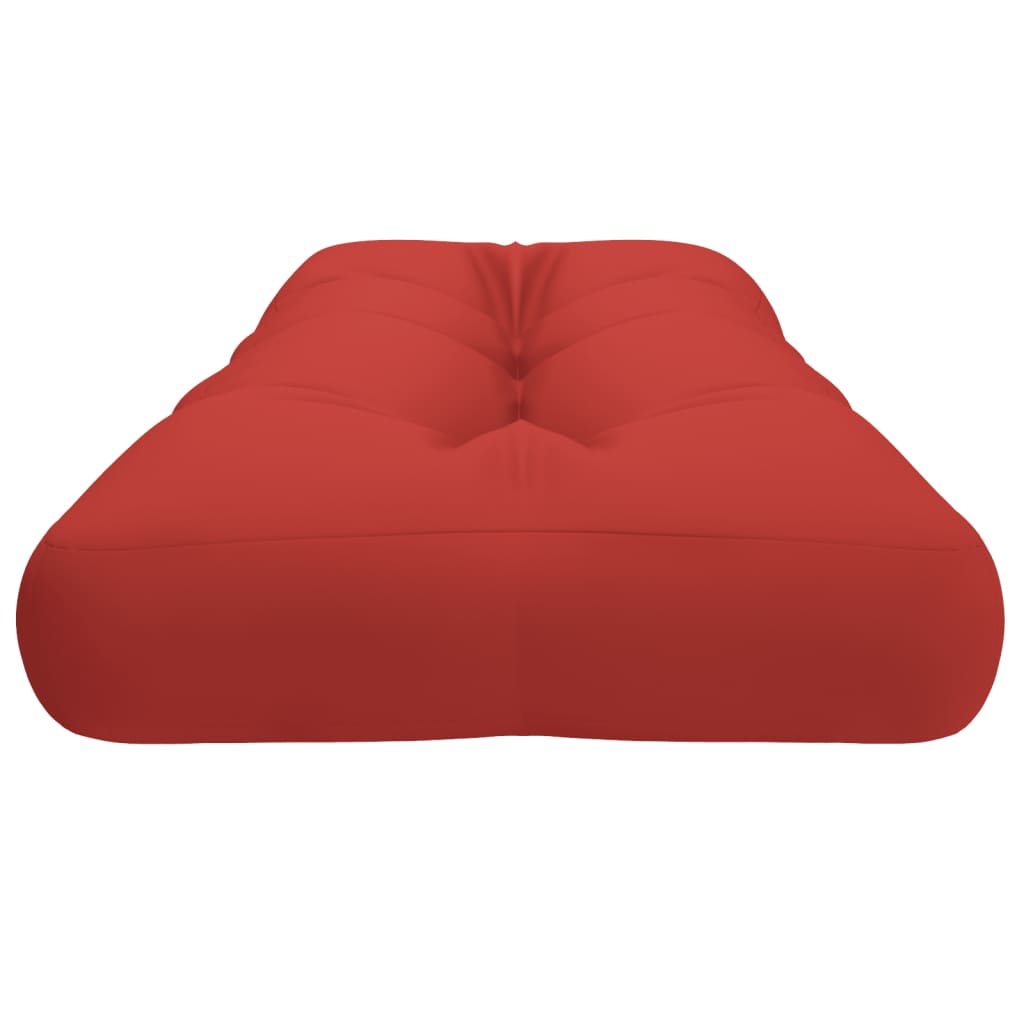 vidaXL Paletės pagalvėlė, raudonos spalvos, 120x40x12cm, audinys