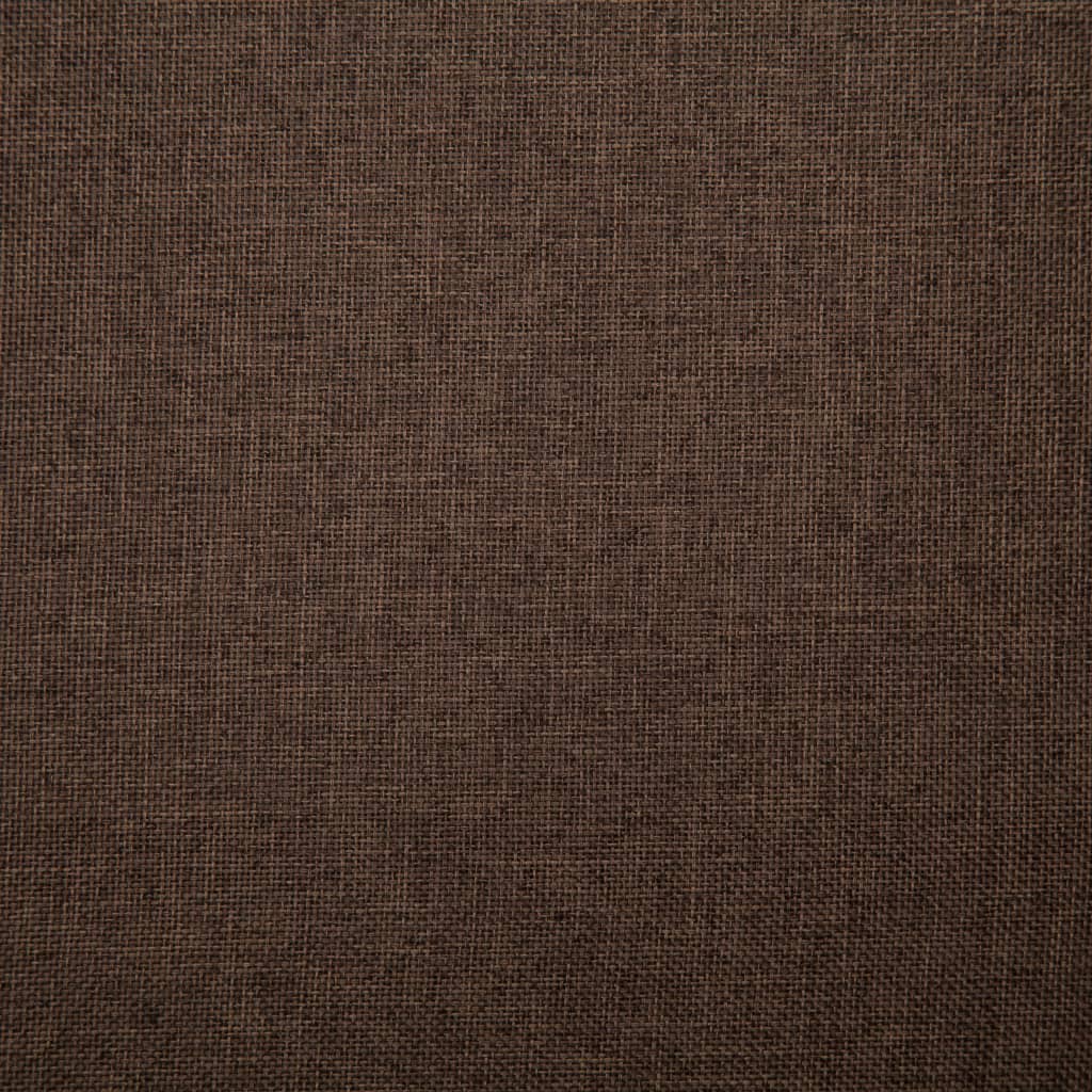 vidaXL Suoliukas, rudos spalvos, 139,5cm, poliesteris