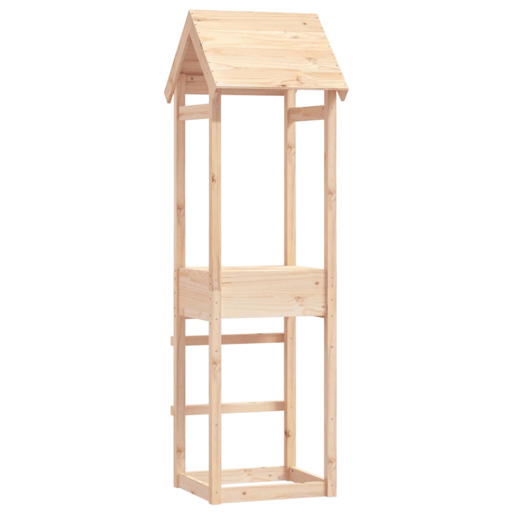 vidaXL Žaidimų bokštas, 53x46,5x194cm, pušies medienos masyvas