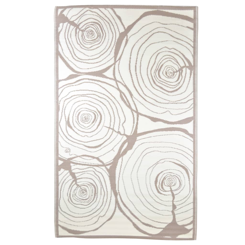 Esschert Design Lauko kilimas, 240x150cm, su didėjančių žiedų raštais