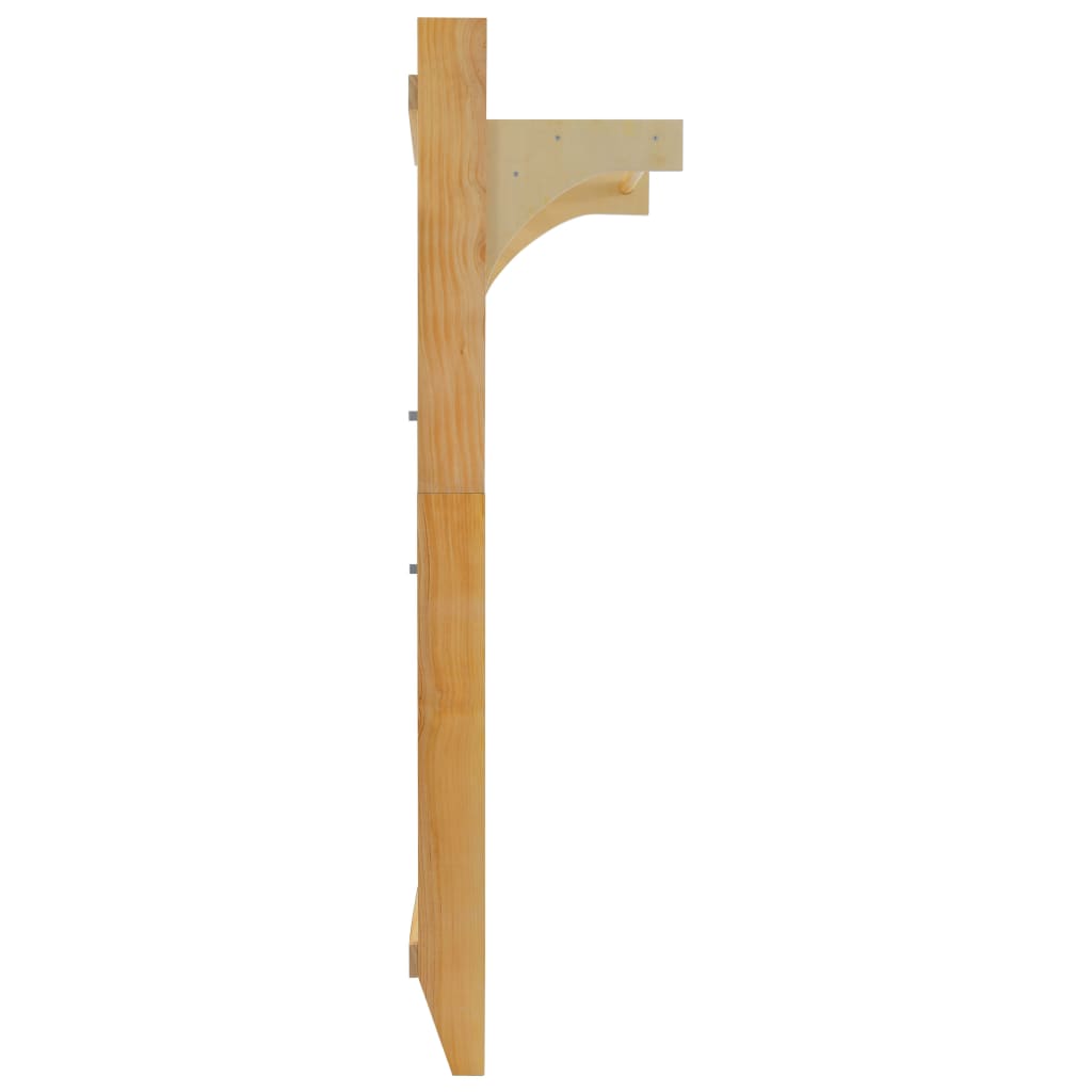vidaXL Sieninė karstyklė, 80x55x220 cm, mediena