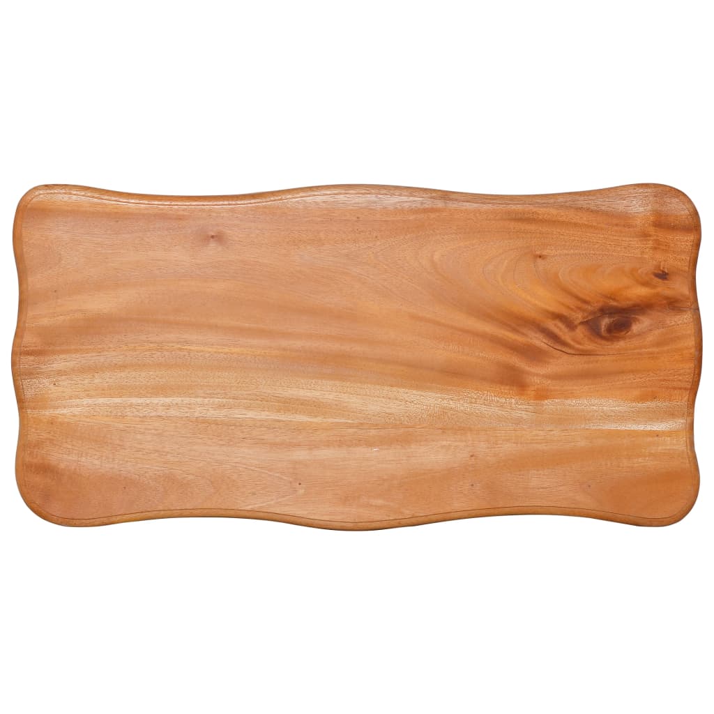 vidaXL Šoninis staliukas, 60x30x60cm, raudonmedžio medienos masyvas