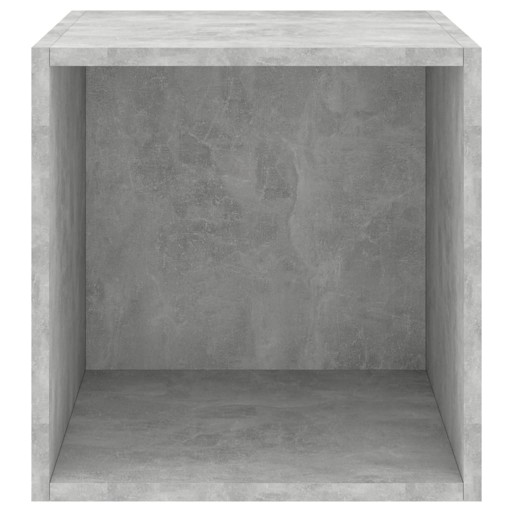 vidaXL Sieninės spintelės, 2vnt., betono pilkos, 37x37x37cm, MDP