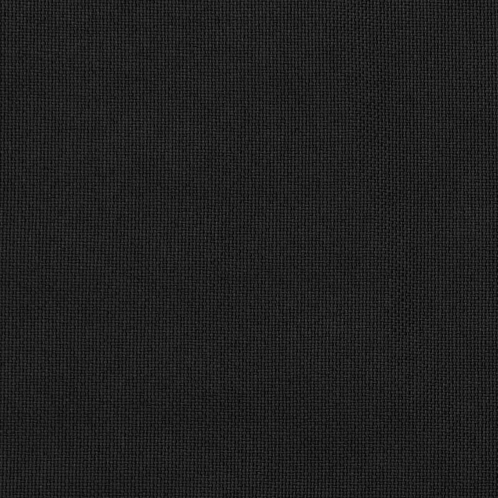 vidaXL Naktinės užuolaidos su kabliukais, juodos spalvos, 290x245cm