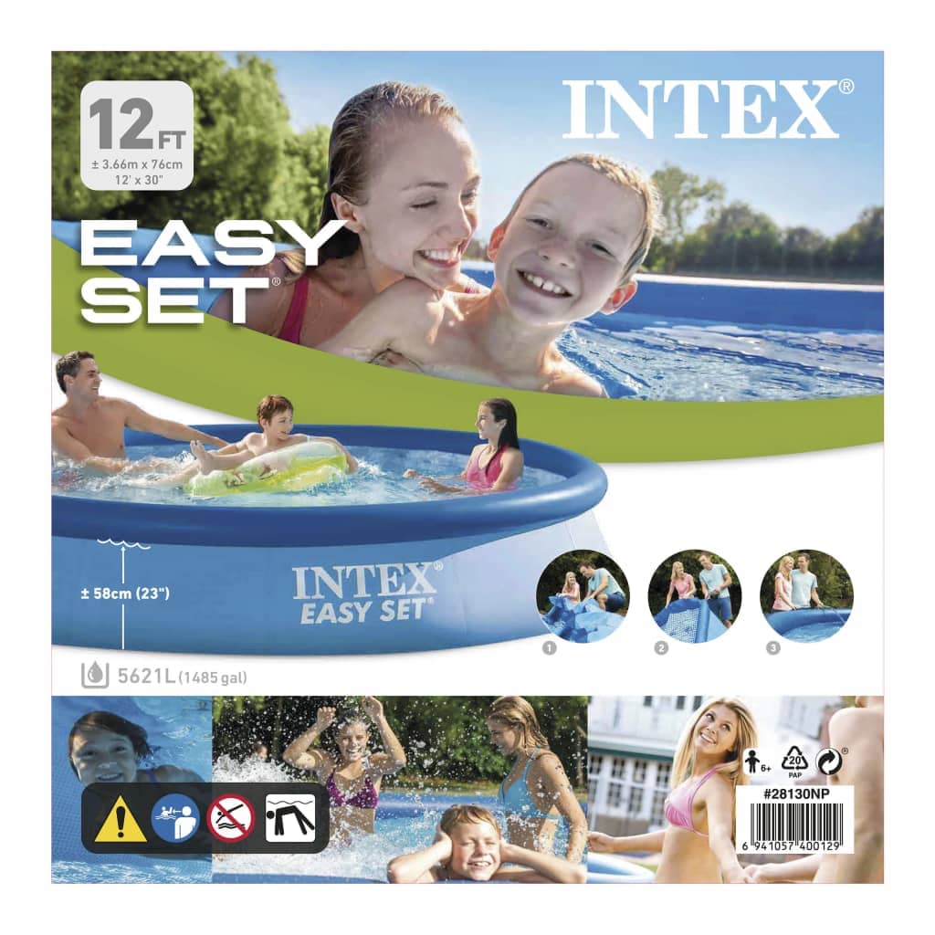 Intex Baseinas Easy Set, 366x76cm, 28130NP