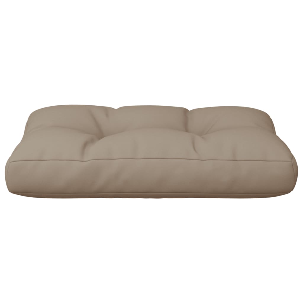 vidaXL Paletės pagalvėlė, taupe spalvos, 50x40x12 cm, audinys