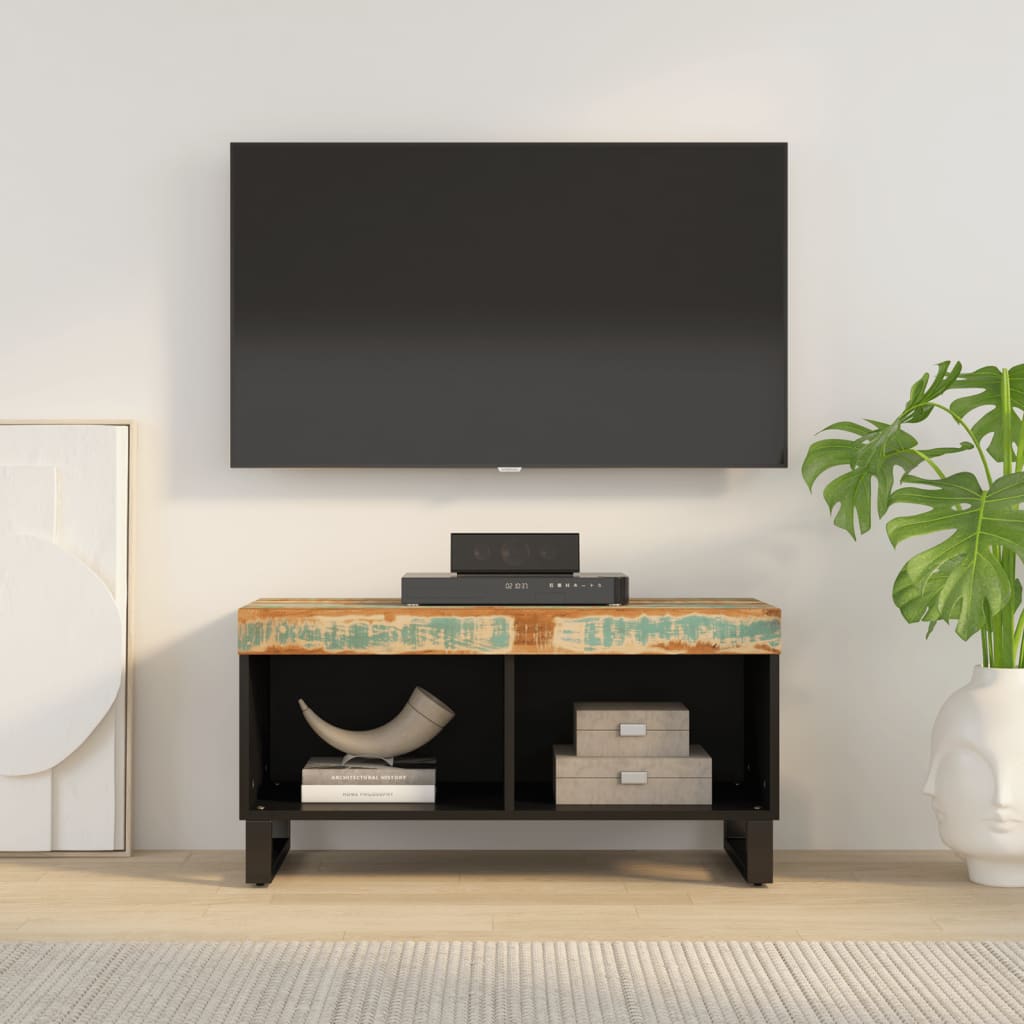 vidaXL Televizoriaus spintelė, 85x33x43,5cm, perdirbta mediena