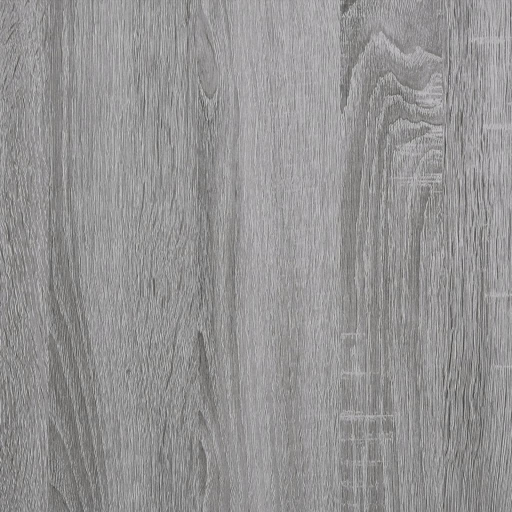 vidaXL Kavos staliukas, pilkas ąžuolo, 90x44,5x45cm, apdirbta mediena