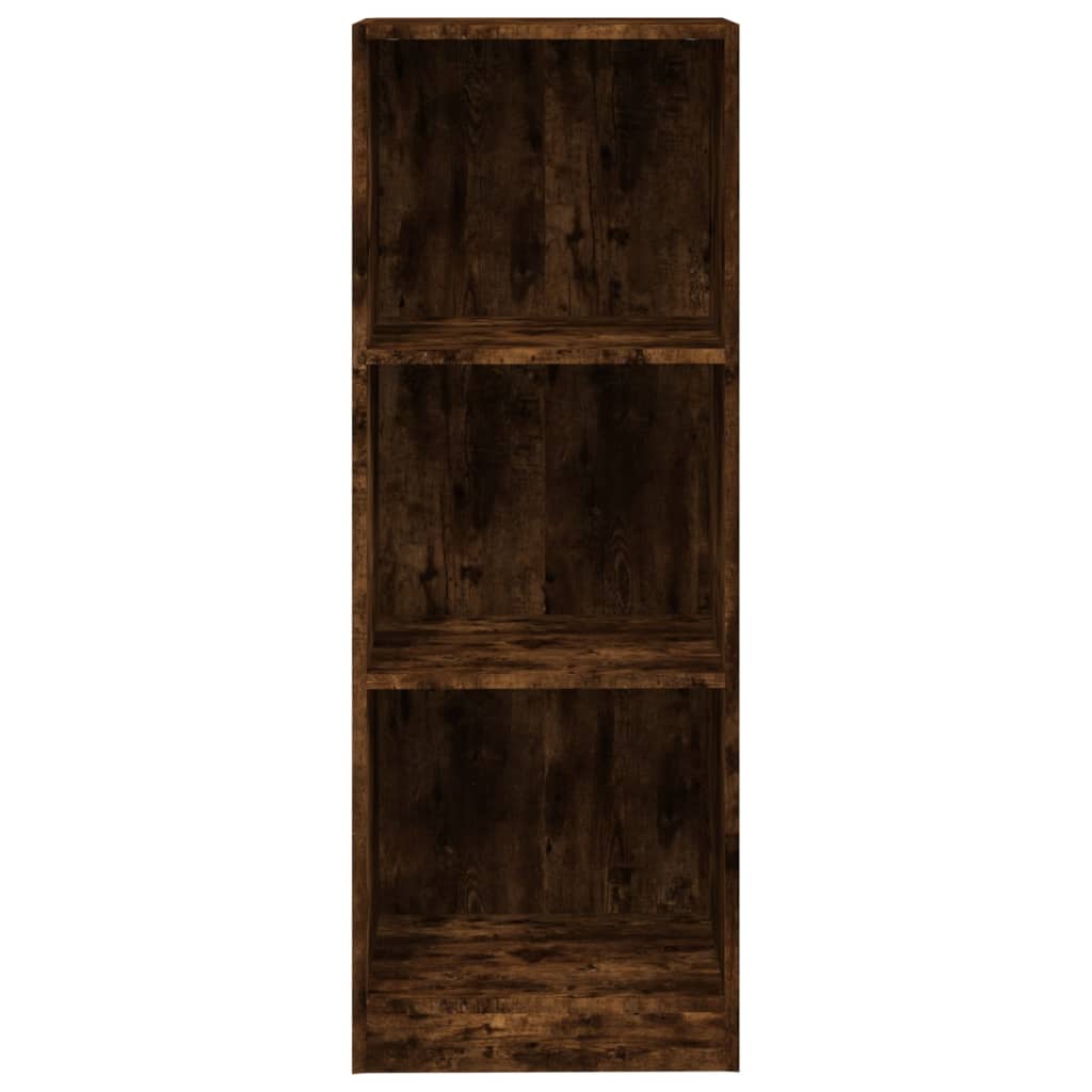 vidaXL Spintelė knygoms, 3 aukštų, ąžuolo, 40x24x109cm, mediena