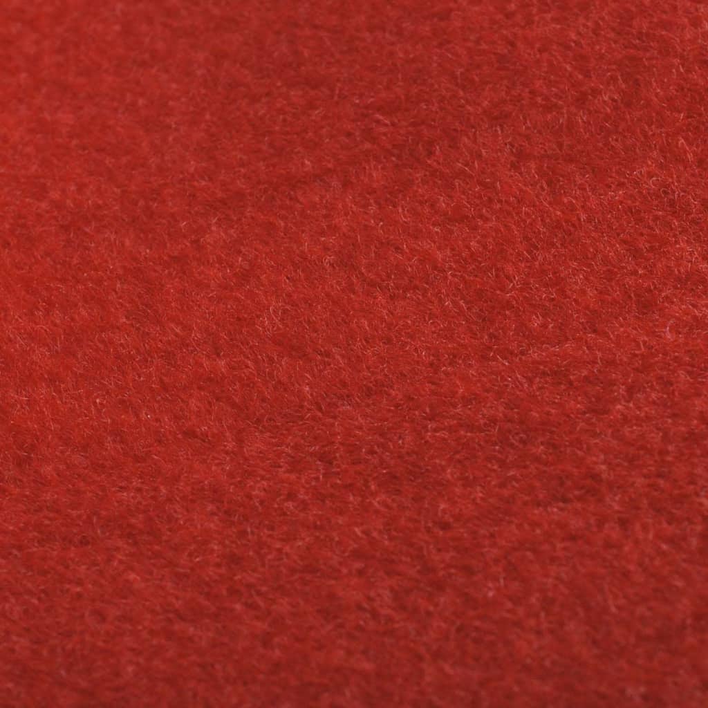 vidaXL Raudonas Kilimas, 1 x 20 m,Ypač Sunkus, 400 g/m2