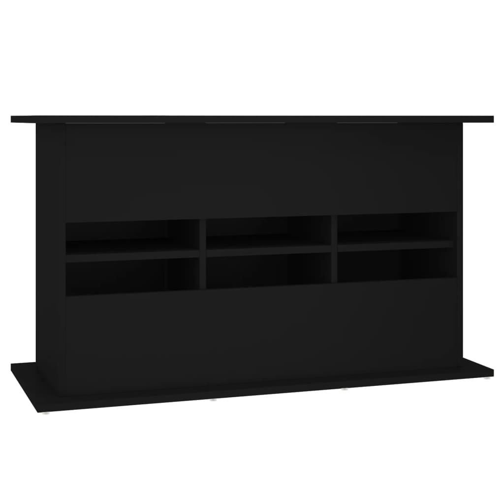vidaXL Akvariumo stovas, juodos spalvos, 101x41x58cm, apdirbta mediena
