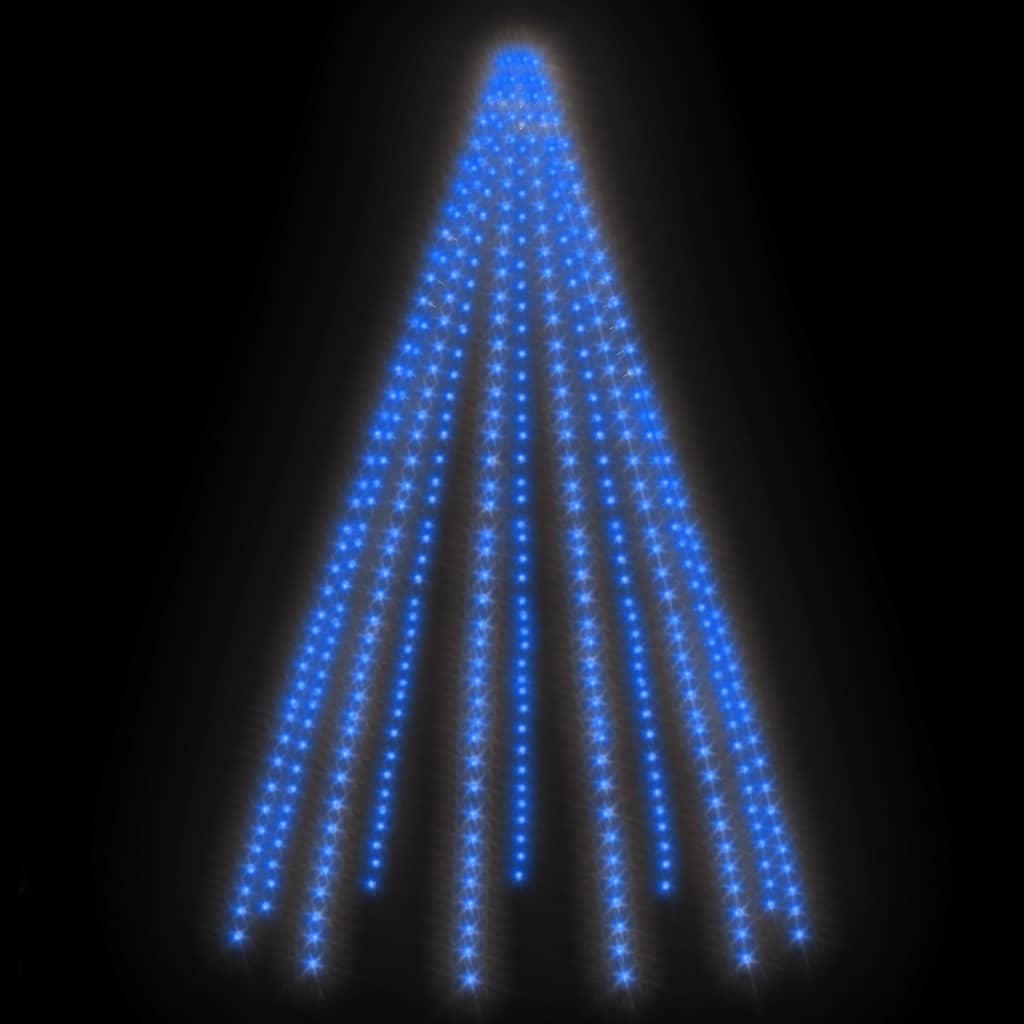 vidaXL Kalėdų eglutės girlianda su 500 mėlynų LED lempučių, 500cm