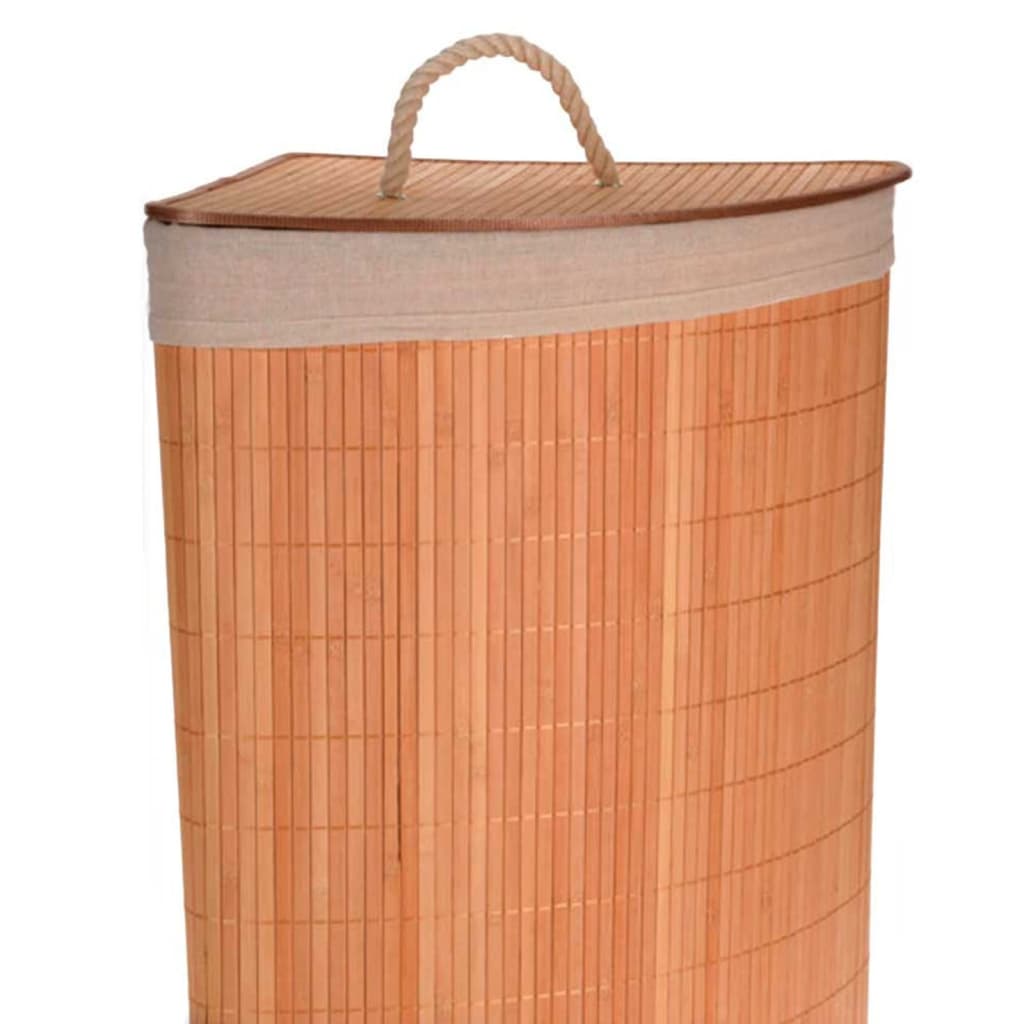 Bathroom Solutions Kampinis skalbinių krepšys, bambukas