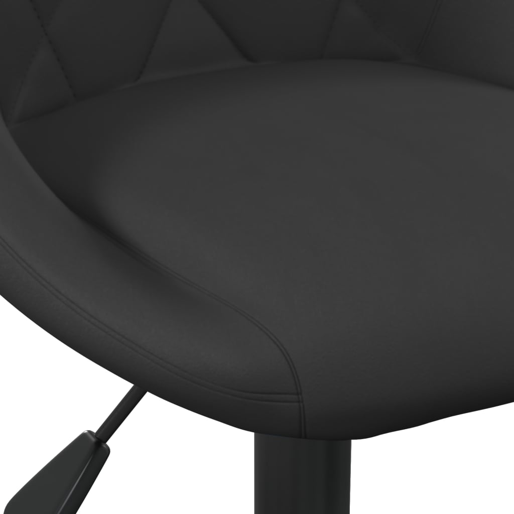 vidaXL Biuro kėdė, juodos spalvos, aksomas (335357)