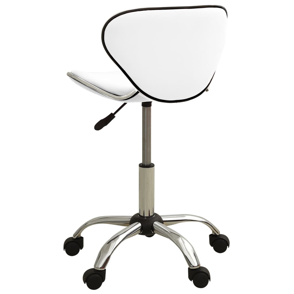 vidaXL Spa salono kėdė, baltos spalvos, dirbtinė oda