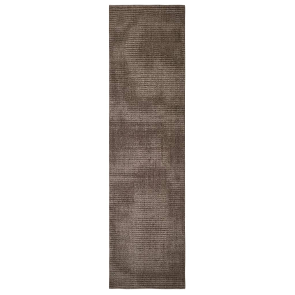vidaXL Sizalio kilimėlis draskymo stulpui, rudos spalvos, 66x250cm