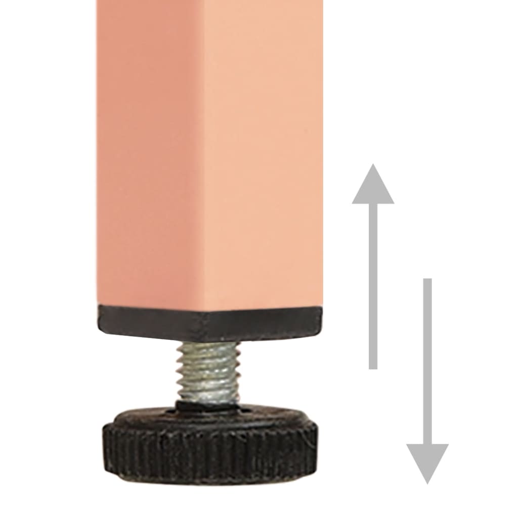 vidaXL Sandėliavimo spintelė, rožinė, 42,5x35x101,5cm, plienas