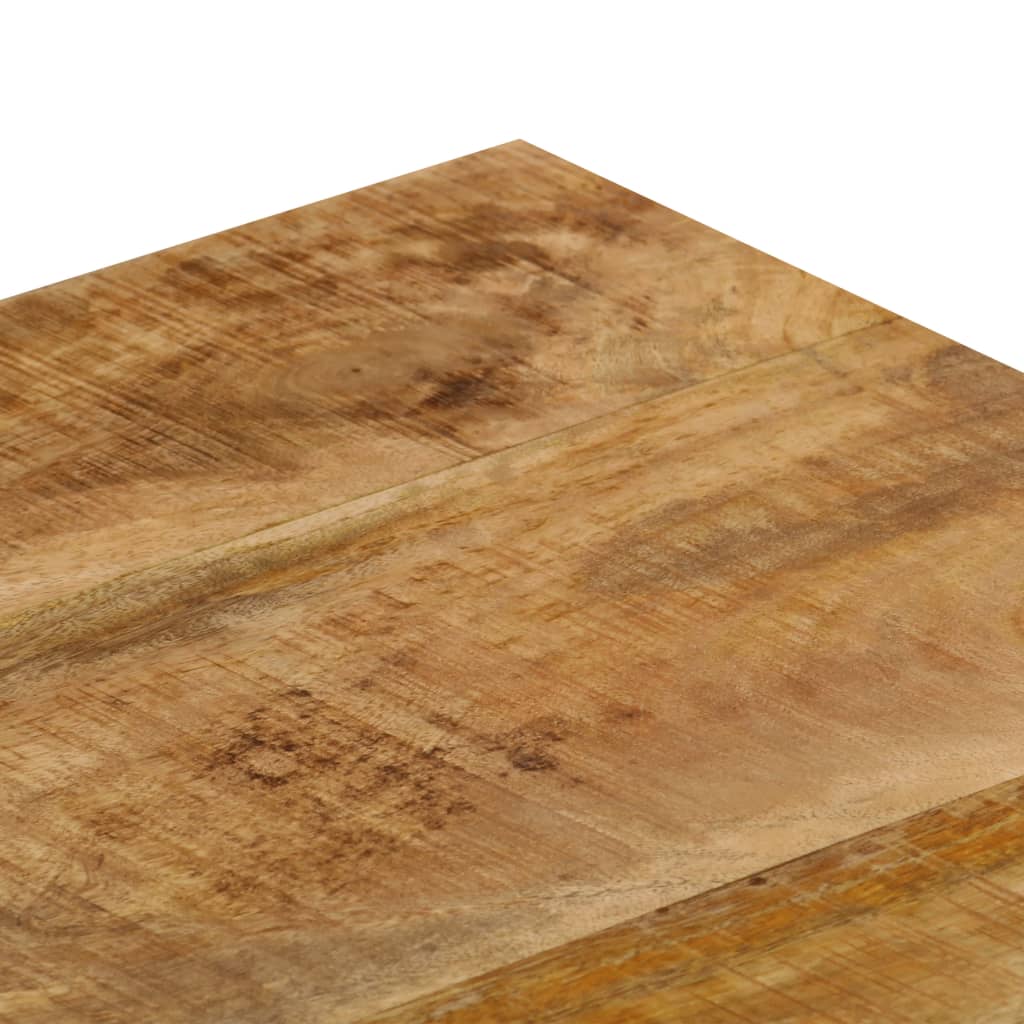 vidaXL Kavos staliukas, 100x50x35cm, mango medienos masyvas ir plienas