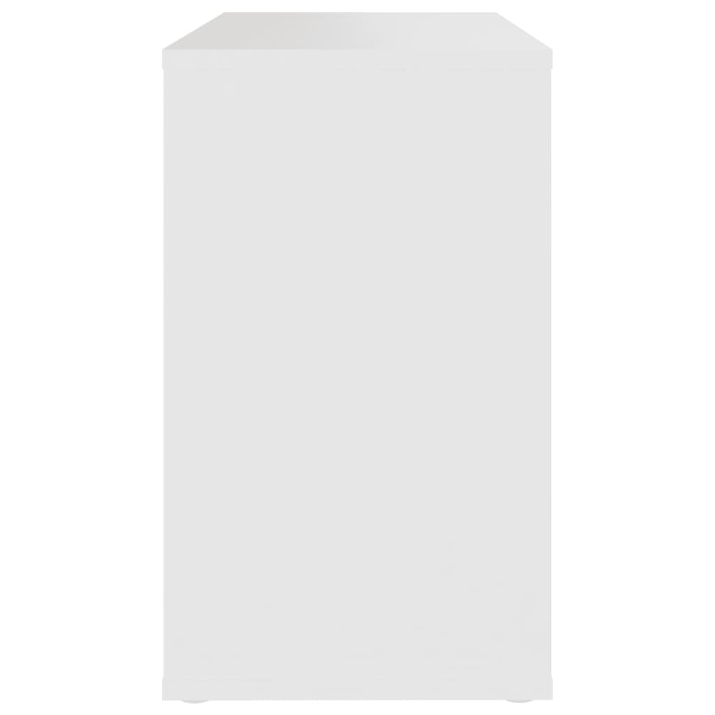 vidaXL Šoninė spintelė, baltos spalvos, 60x30x50cm, MDP