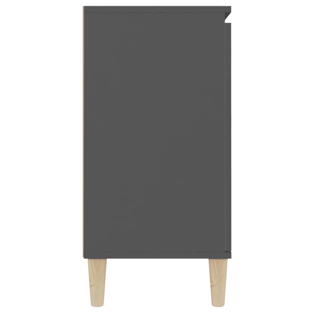 vidaXL Šoninė spintelė, pilkos spalvos, 103,5x35x70cm, MDP