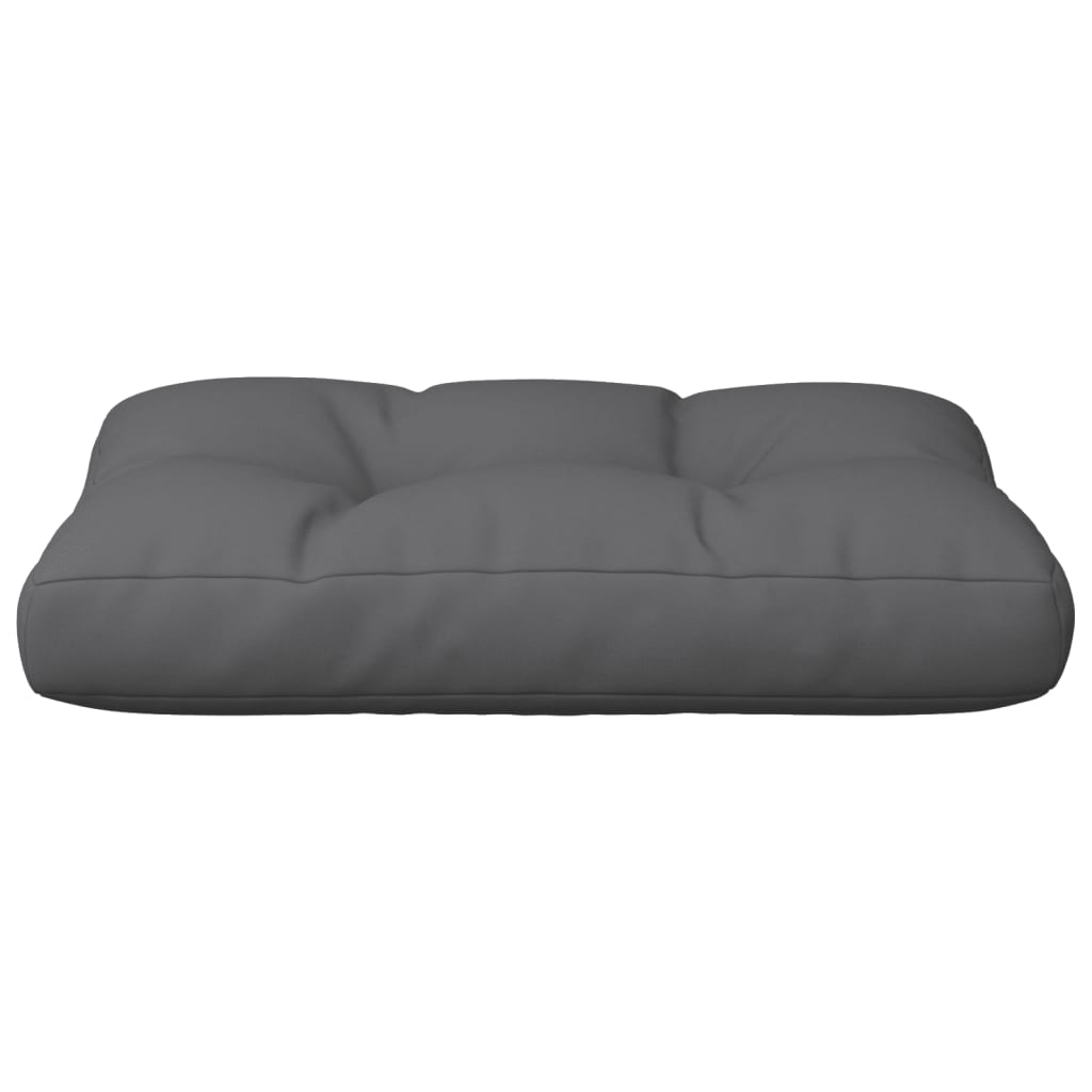 vidaXL Paletės pagalvėlė, antracito spalvos, 50x40x12cm, audinys