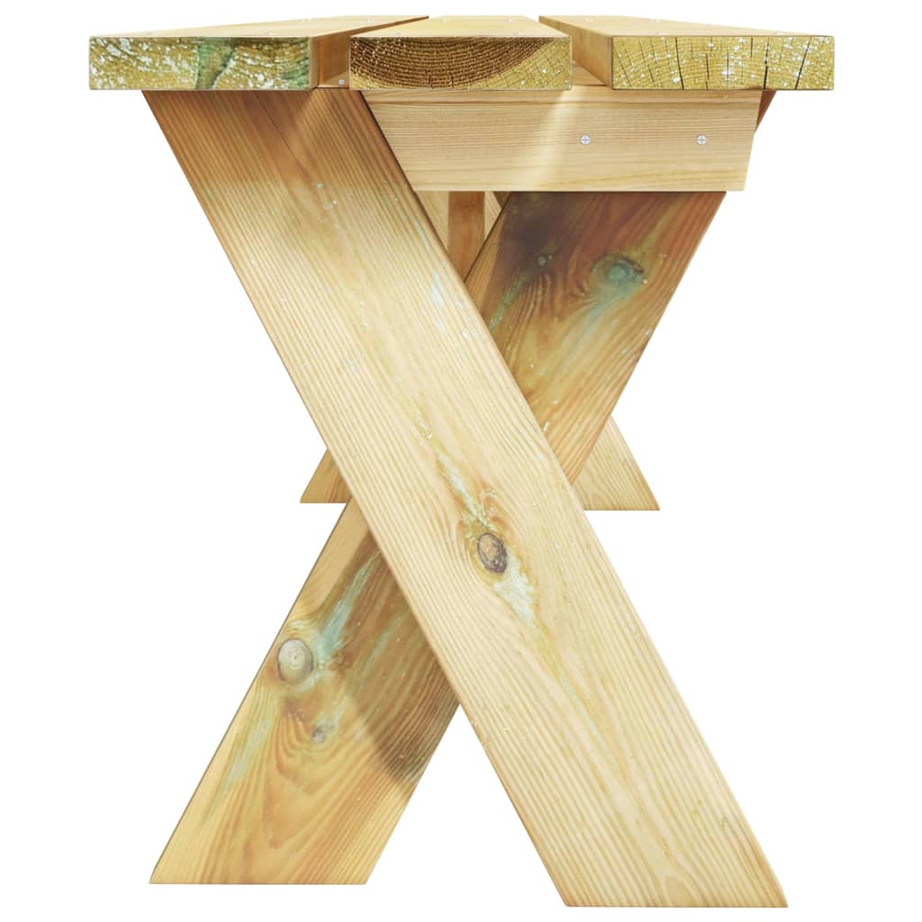 vidaXL Sodo suoliukas, 220cm, impregnuota pušies mediena