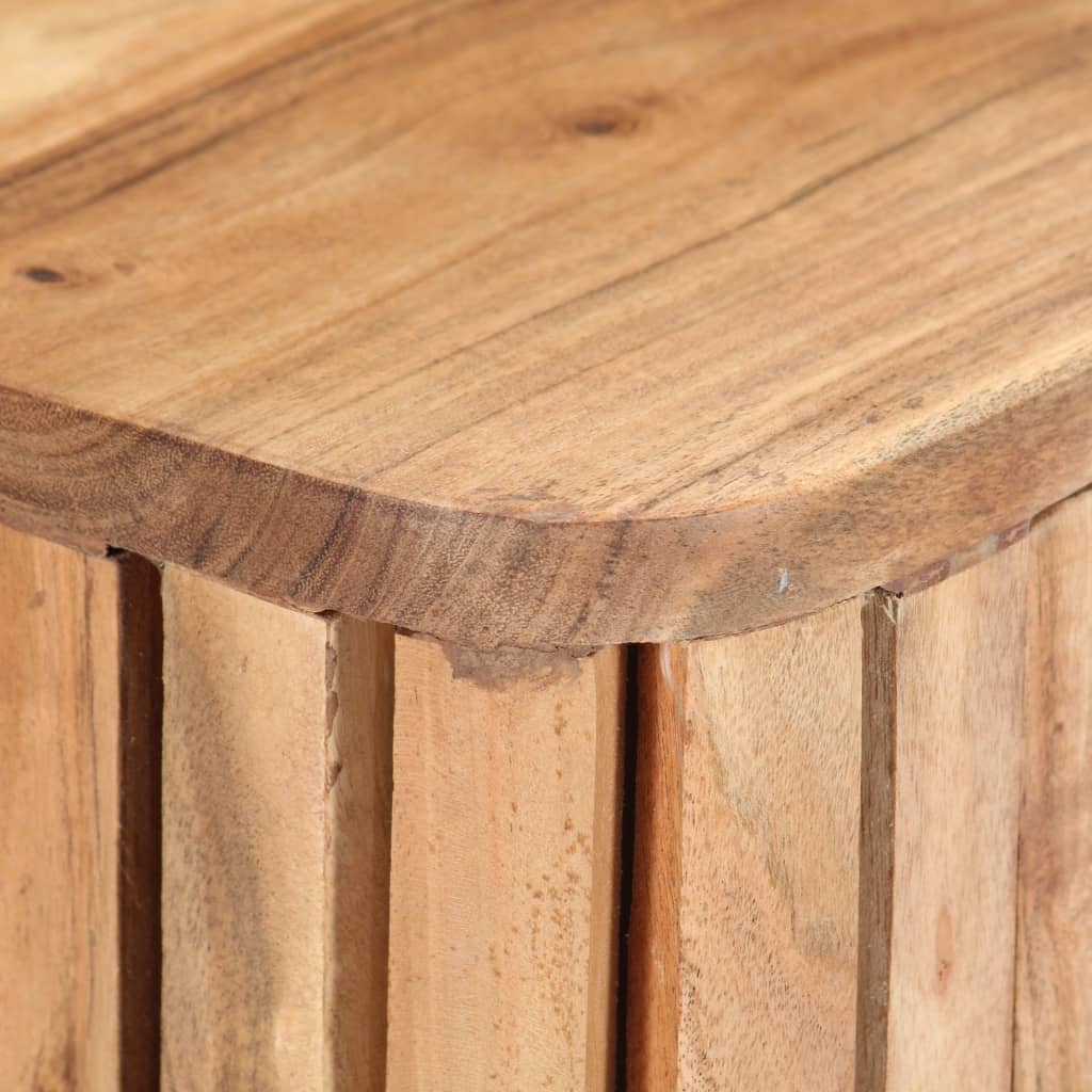 vidaXL Naktinė spintelė, 40x30x50cm, akacijos medienos masyvas