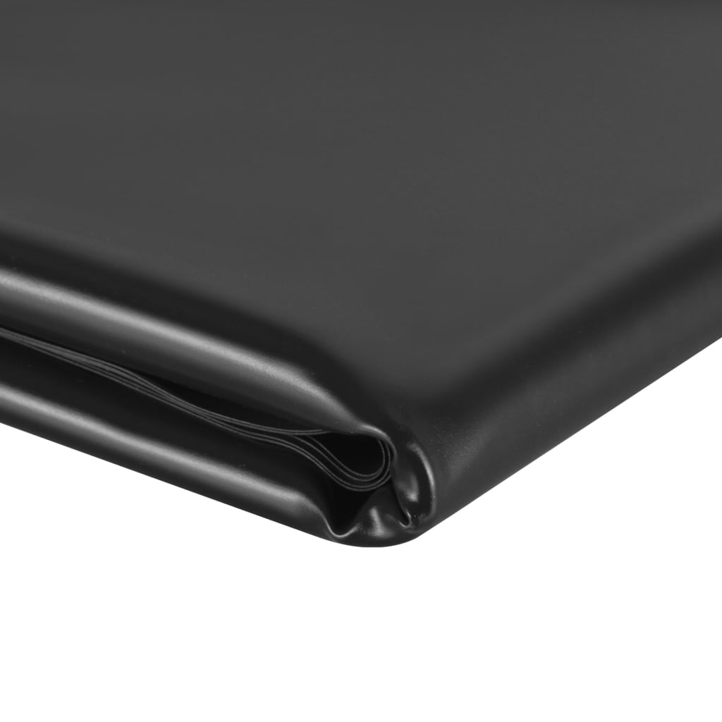 vidaXL Tvenkinio įdėklas, juodos spalvos, 2x7m, PVC, 0,5mm